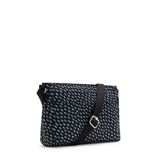 Bolsos Cruzados Kipling New Angie Printed Negros | MX 1201LI